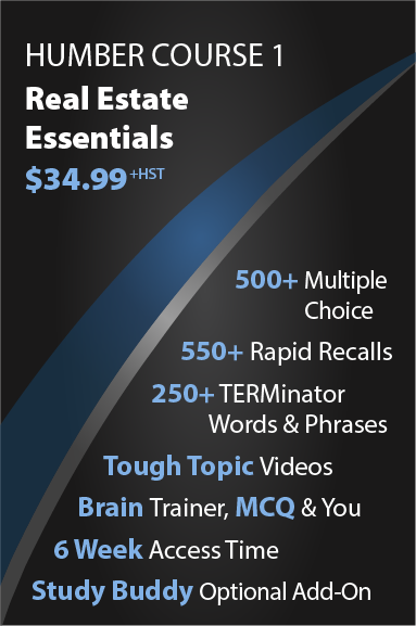 Passit for Humber College Course 1: Real Estate Essentials