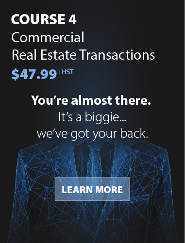 Course 4: Commercial Real Estate Transactions