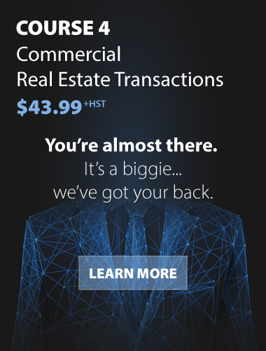 Course 4: Commercial Real Estate Transactions