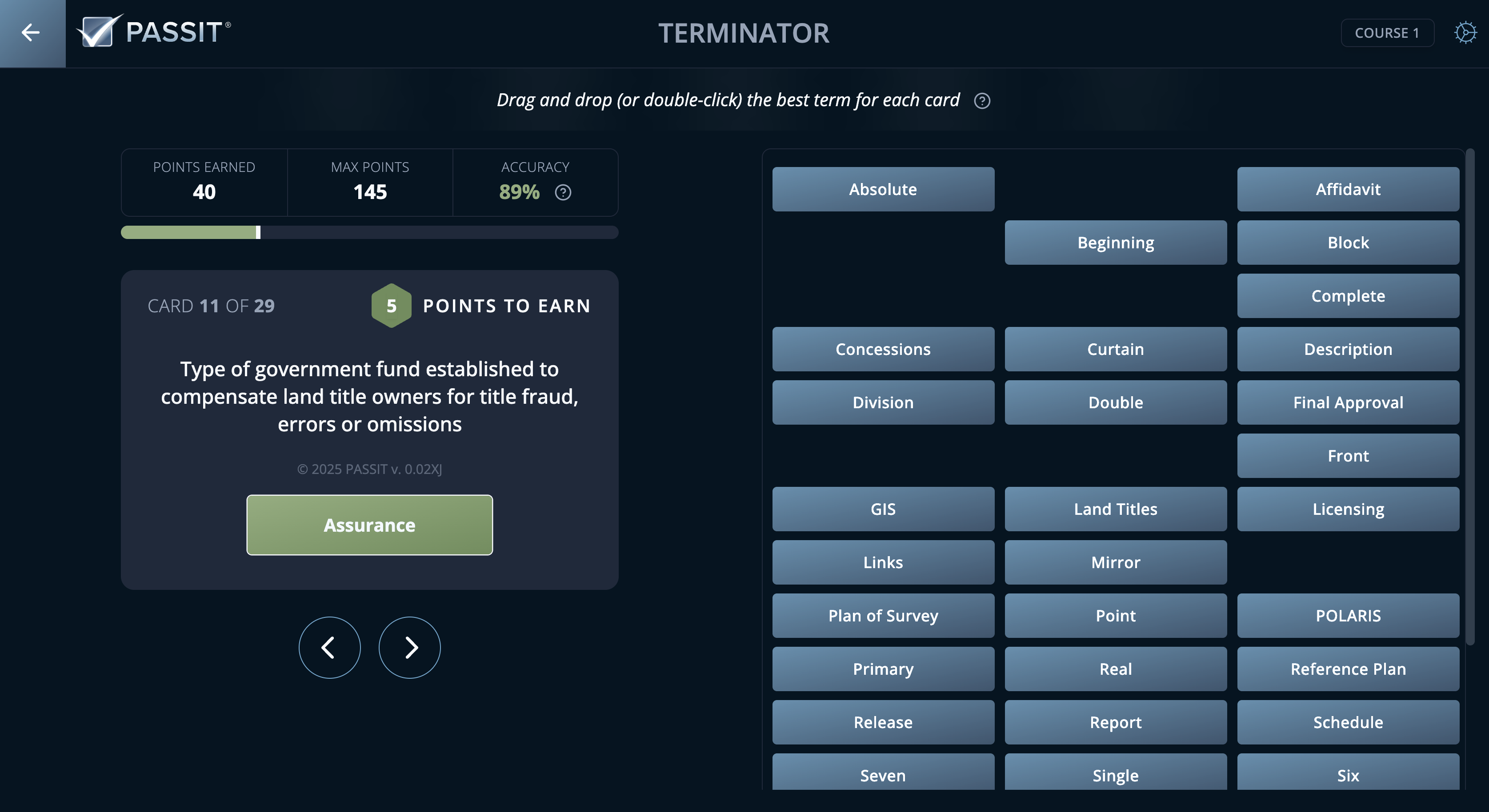 Sample Terminator Puzzle