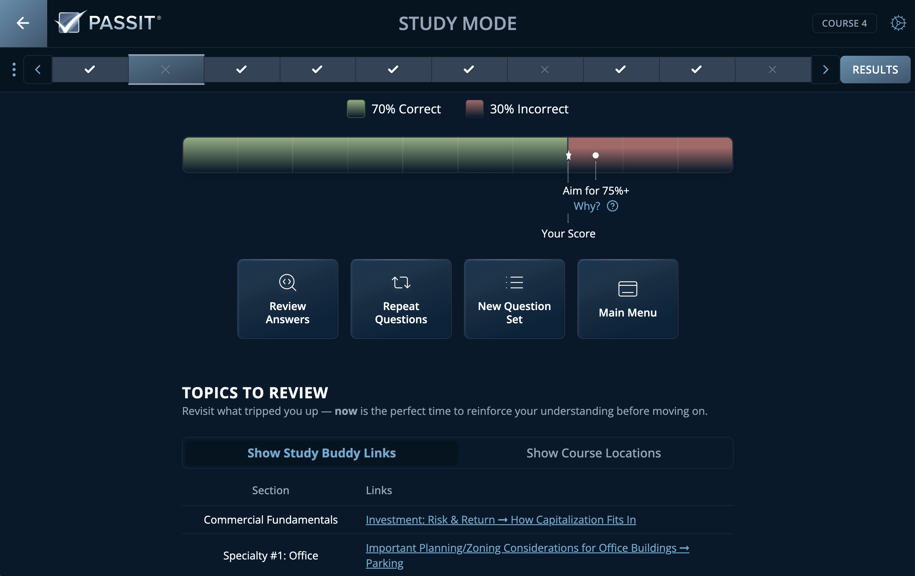 Passit Topic Review Lists
