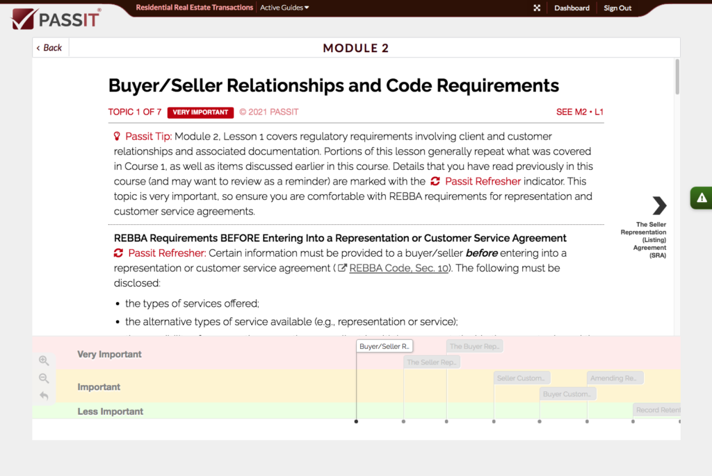 Study Buddy Sample for Humber Course 2: Residential Real Estate Transactions